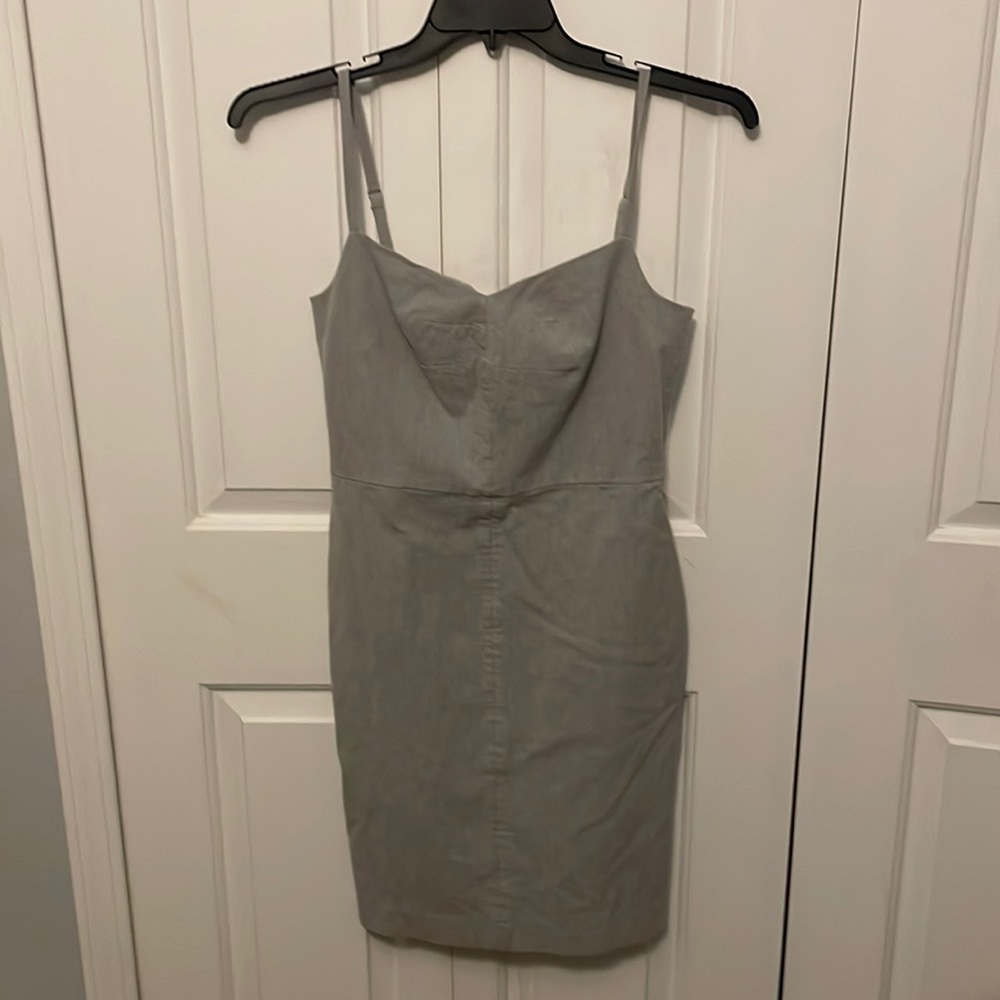 Banana Republic Gray Sleeveless A-Line Dress Size 6 Stretchy GUC B105